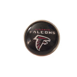 Atlanta Falcons Glass Snap Charms/Button