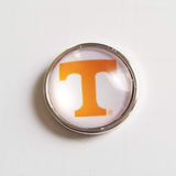 University of Tennessee Glass Snap Charms/Buttons