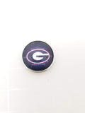Georgia Bulldogs Snap Charms/Buttons