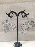 Africa Earrings Black & White