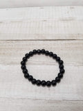 Simple Glass Bead Stretch Bracelet