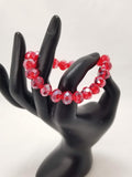 Sparkly Glass Bead Stretch Bracelet