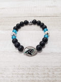 Carolina Panthers Stretch Bracelet