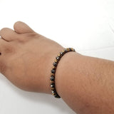 Bronze & Grey Sparkly Bracelet