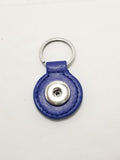 Round Snap Button Keychain