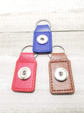 Rectangular Snap Button Keychain