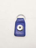 Rectangular Snap Button Keychain