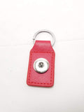 Rectangular Snap Button Keychain