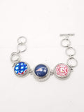 Triple Snap Bracelet
