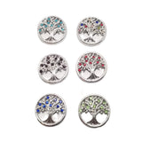 Tree of Life Rhinestone Snap Buttons