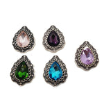 Rhinestone Teardrop Snap Buttons