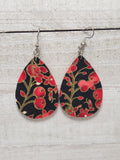 Flower Fabric Earrings