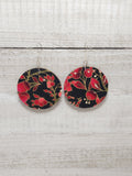 Flower Fabric Earrings