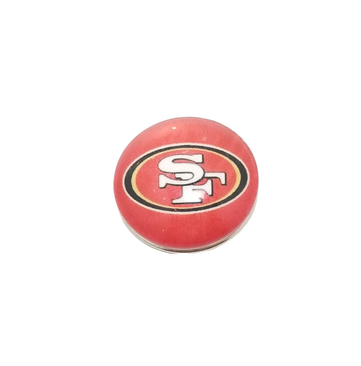 San Francisco 49s Glass Snap Charms/Buttons – Shiny Sparklez