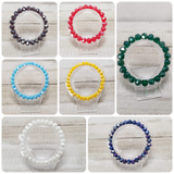 Sparkly Glass Bead Stretch Bracelet