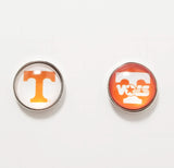 University of Tennessee Glass Snap Charms/Buttons