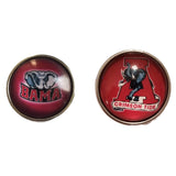 University of Alabama Glass Snap Charms/Buttons