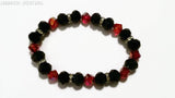 Black & Red Sparkly Bracelet
