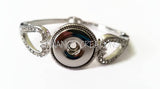Rhinestone Snap Bracelet