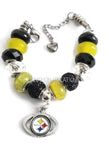 Pittsburg Steelers Charm Bracelet