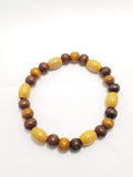 Wooden Bead Bracelet. Natural Wood Bracelet, Men's Bracelet, Unisex Bracelet, Father's Day Gift
