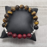 Tiger Eye Cross Bracelet