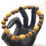 Wooden Bead Bracelet. Natural Wood Bracelet, Men's Bracelet, Unisex Bracelet, Father's Day Gift