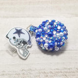 Dallas Cowboys Rhinestone Badge Reel