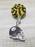 Pittsburgh Steelers Rhinestone Badge Reel