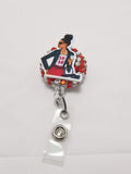 Delta Girl on the Go Rhinestone Badge Reel