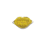 Rhinestone Sexy Lips Snap Buttons