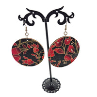 Flower Fabric Earrings