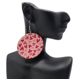 Pink Heart Earrings