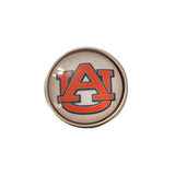 Georgia Tech, Auburn University, University of Florida Glass Snap Charms/Buttons