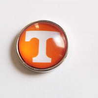 University of Tennessee Glass Snap Charms/Buttons