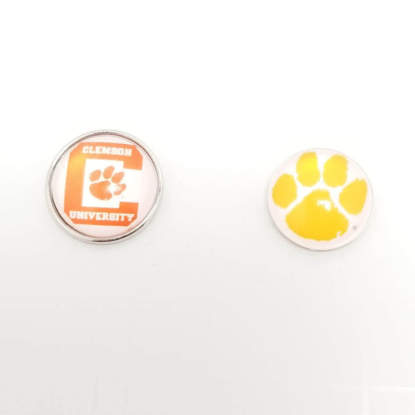 Clemson Tigers Snap Charms/Buttons