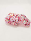 Pink & White Ear Bud Case Cover