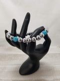 Silver & Turquoise SPARKLE Bracelet