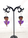 Black Betty Boop Earrings