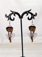 Black Betty Boop Earrings