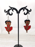 Black Betty Boop Earrings