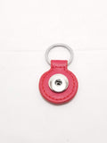 Round Snap Button Keychain