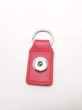 Rectangular Snap Button Keychain
