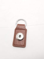 Rectangular Snap Button Keychain