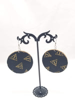 Harry Potter Fabric Covered Earrings