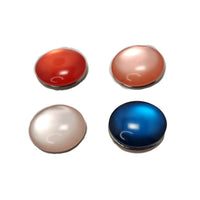 Pearly Colored Snap Charms/Buttons