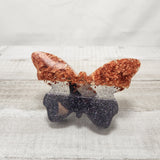 Purple & Bronze Foil Butterfly Phone Stand