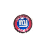 New York Giants Glass Snap Charms/Buttons