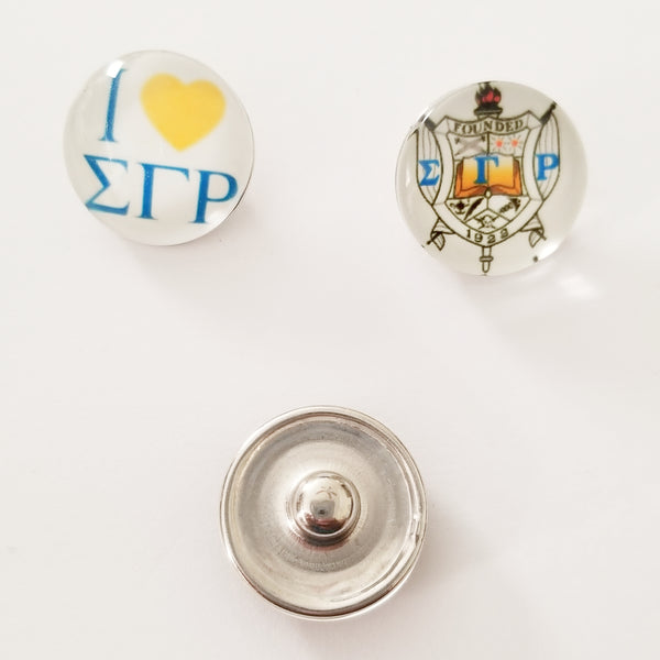Sigma Gamma Rho Snap Charms/Buttons