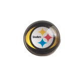 Pittsburg Steelers Glass Snap Charms/Buttons